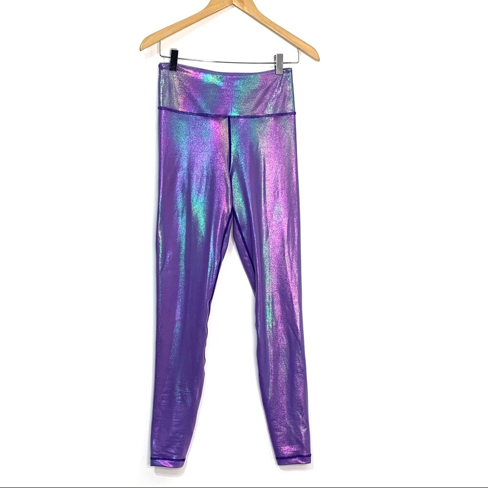 Nikki B Nikkib Iridescent Unicorn Mermaid Leggings M